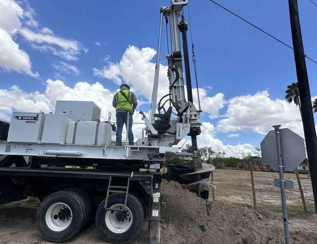 Foundation drilling