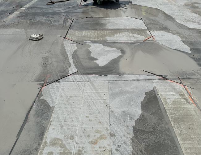 Saw-cutting vehicle detection loops